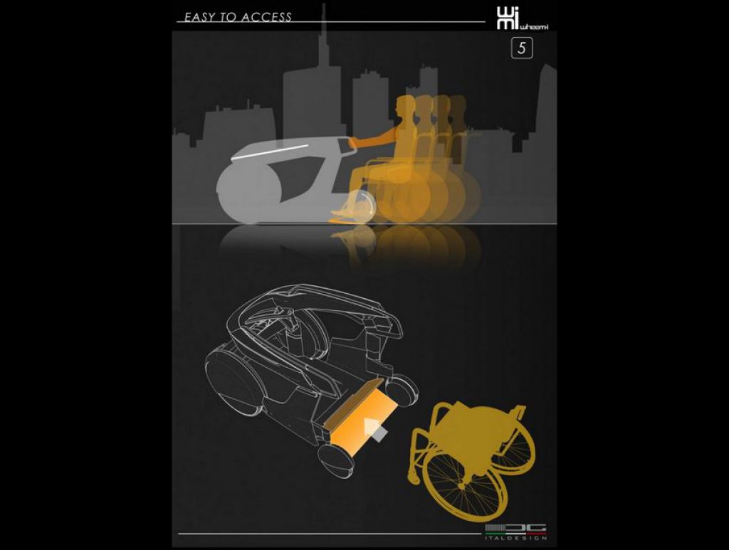 這台「車」專為輪椅使用者打造，造型特殊不免讓人多看兩眼