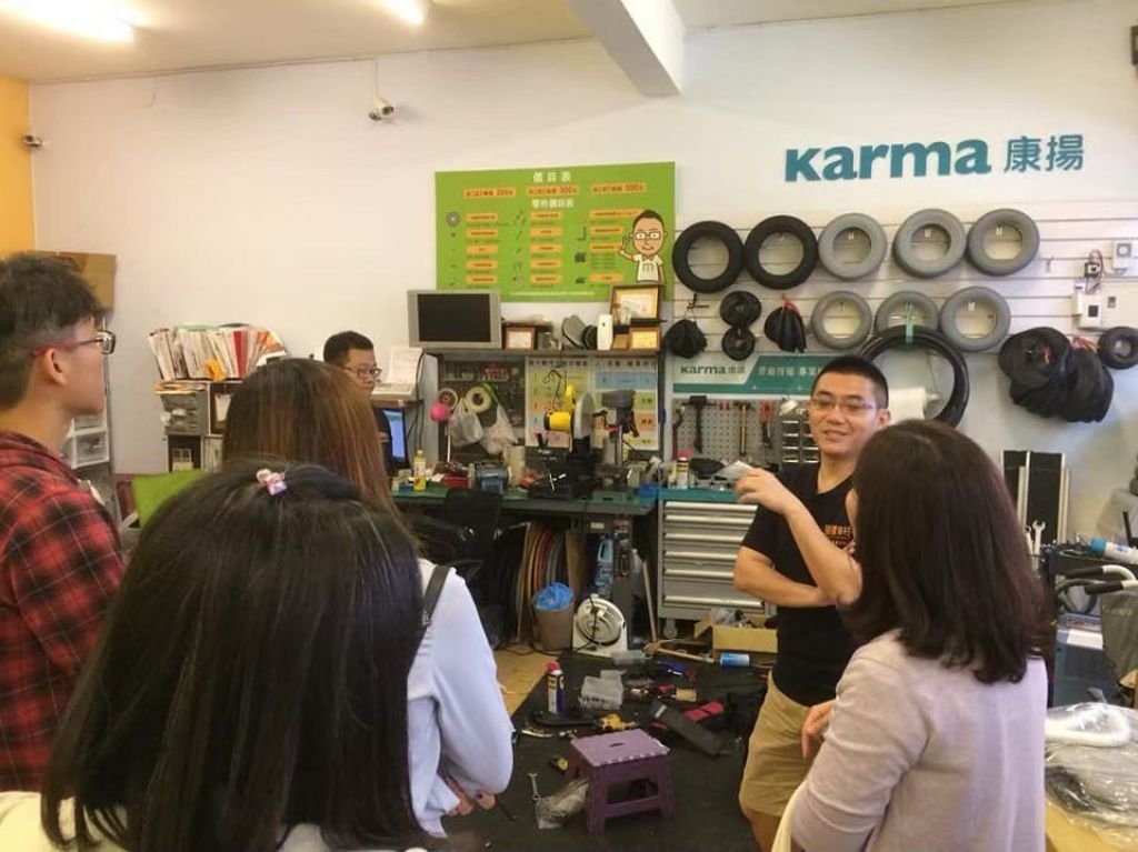 台北護理健康大學師生到明陽來村參訪