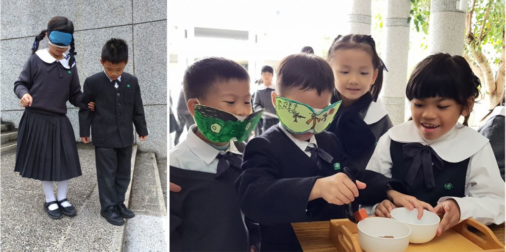 從體驗中學習愛 慈大附中國小部身障體驗