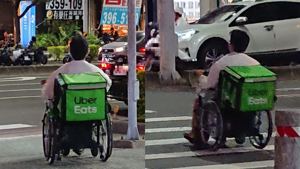 高雄「两轮外送员」搏命送餐 超励志背影网泪崩