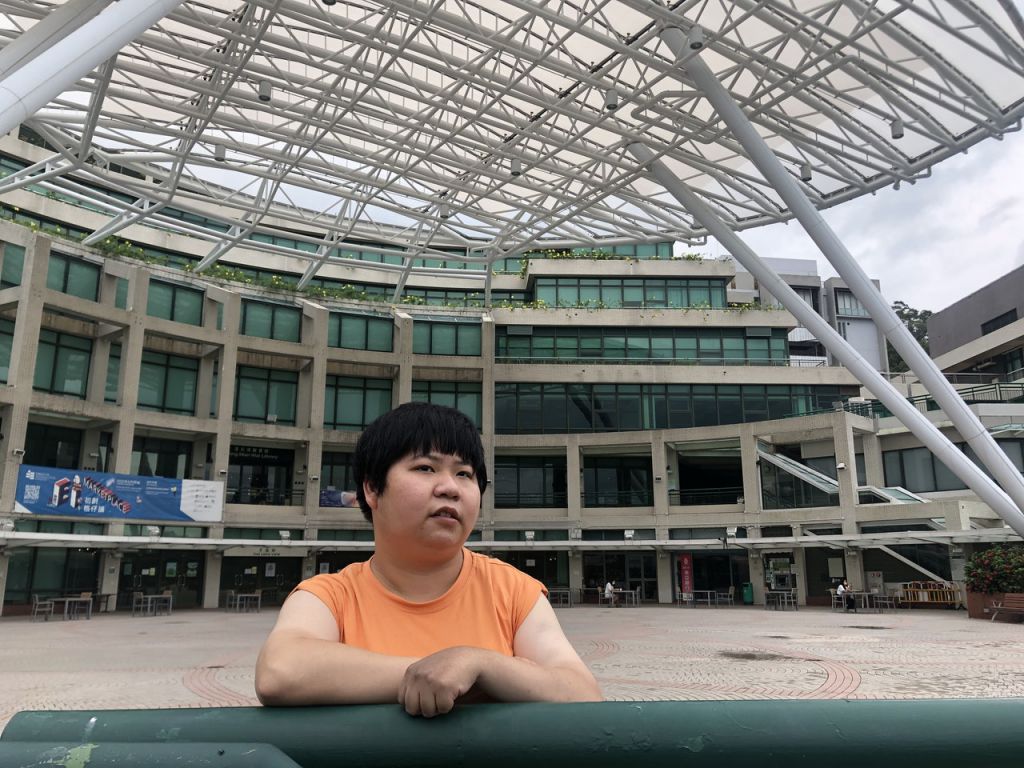 25歲的黃凱晴修讀課程後對花藝感到興趣，日後有意投身相關行業。