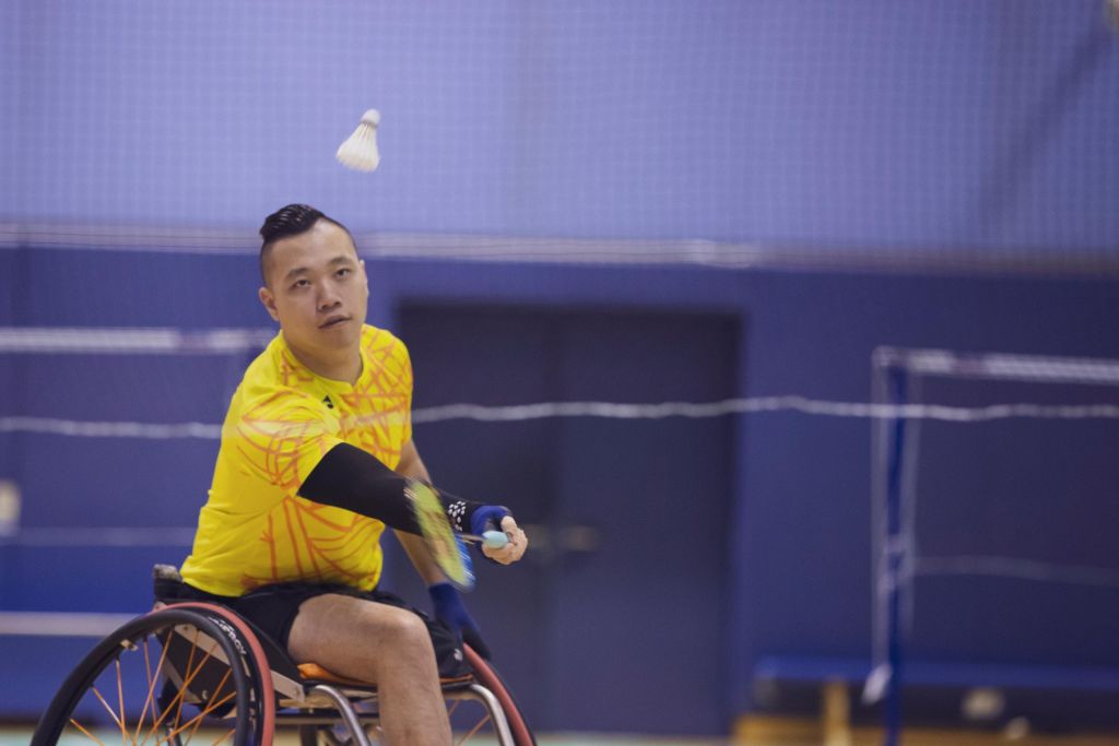 世界排名第二的陳浩源，將代表香港出戰東京殘奧。