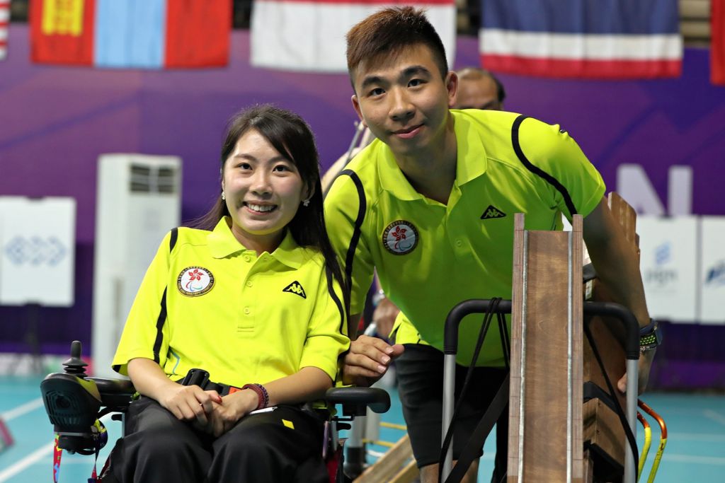 26歲的何宛淇將代表香港，出戰殘奧硬地滾球的混合 BC3 級個人賽及混合 BC3 級雙人賽。（香港殘疾人奧委會暨傷殘人士體育協會提供）