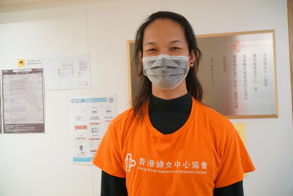 香港婦女中心協會負責計劃社工清兵希望透過計劃為婦女照顧者製造自己的放風時間。